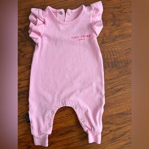 Tiny tribe pink onesie 6-9 months
